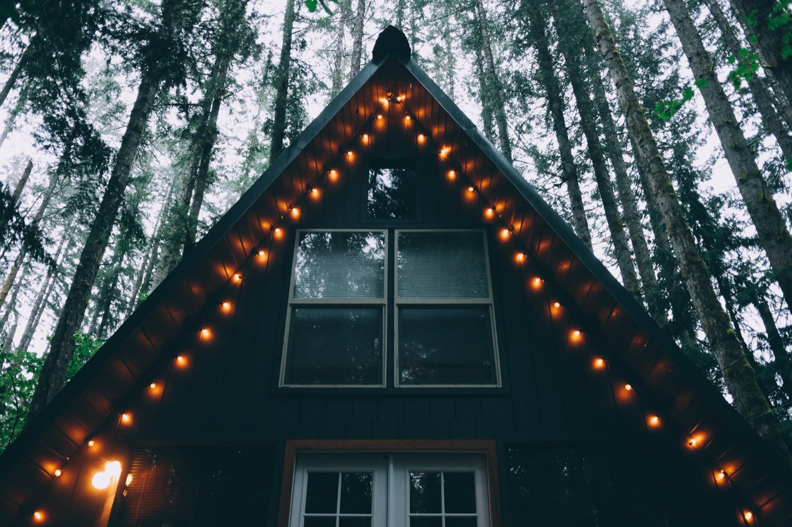 The Tye Haus A-frame cabin in the Washington Cascades