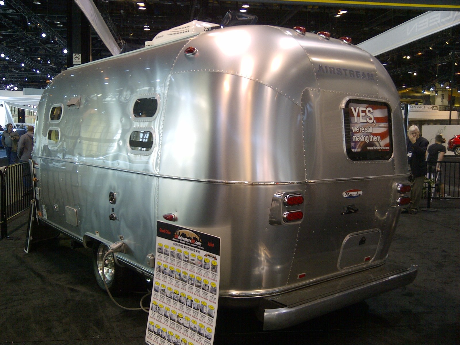 An Airstream travel trailer — the classic American tiny home on wheels